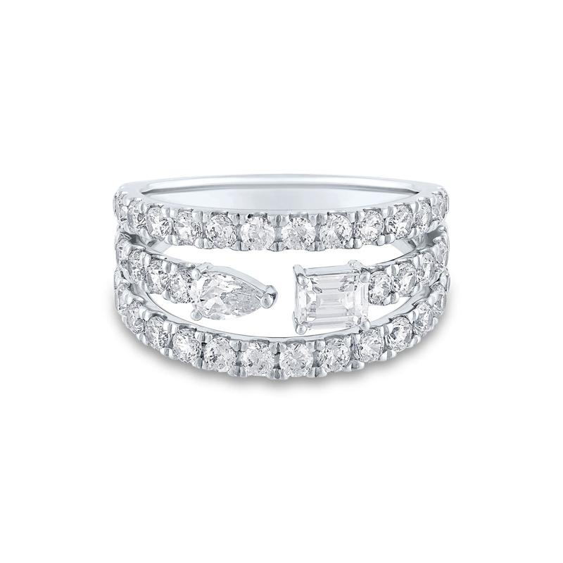 Lab Grown Diamond Band in 14K White Gold &#40;2 ct. tw.&#41; – Image 1 of 3