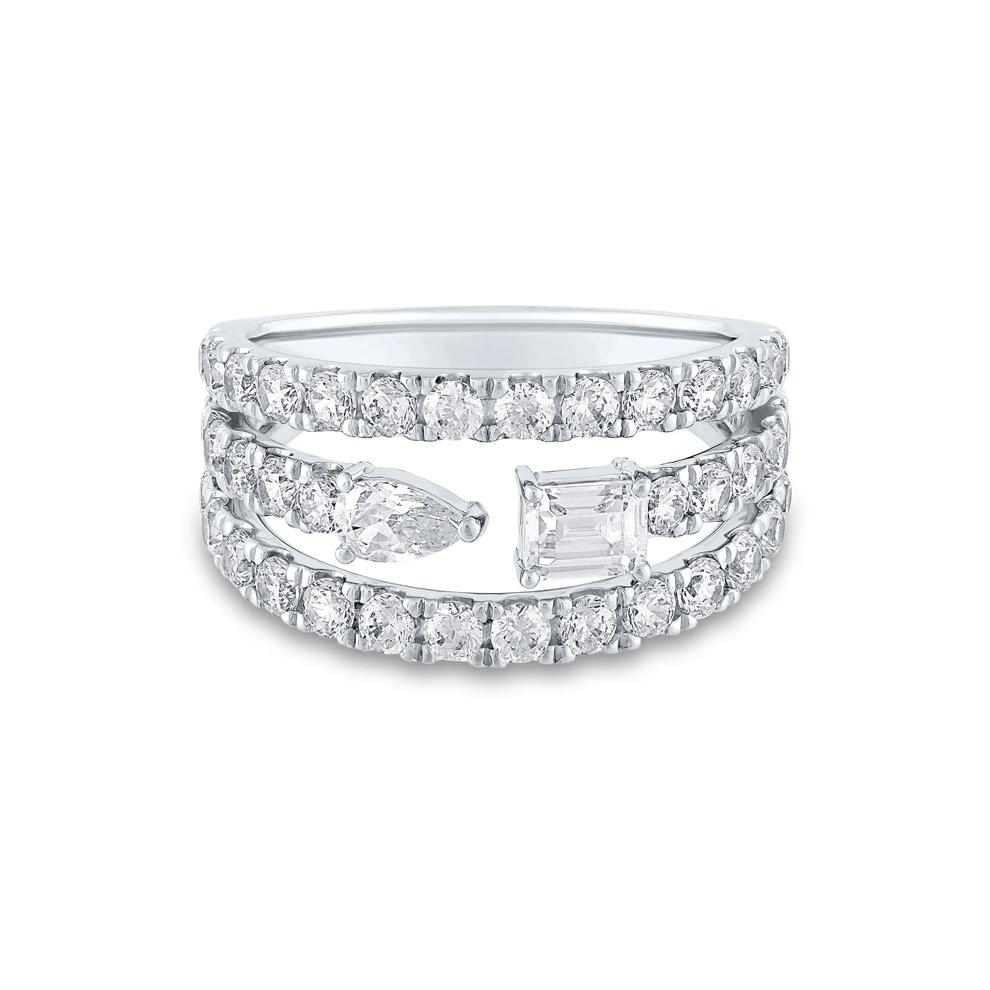 Lab Grown Diamond Band in 14K White Gold (2 ct. tw.) – Image 1 of 3