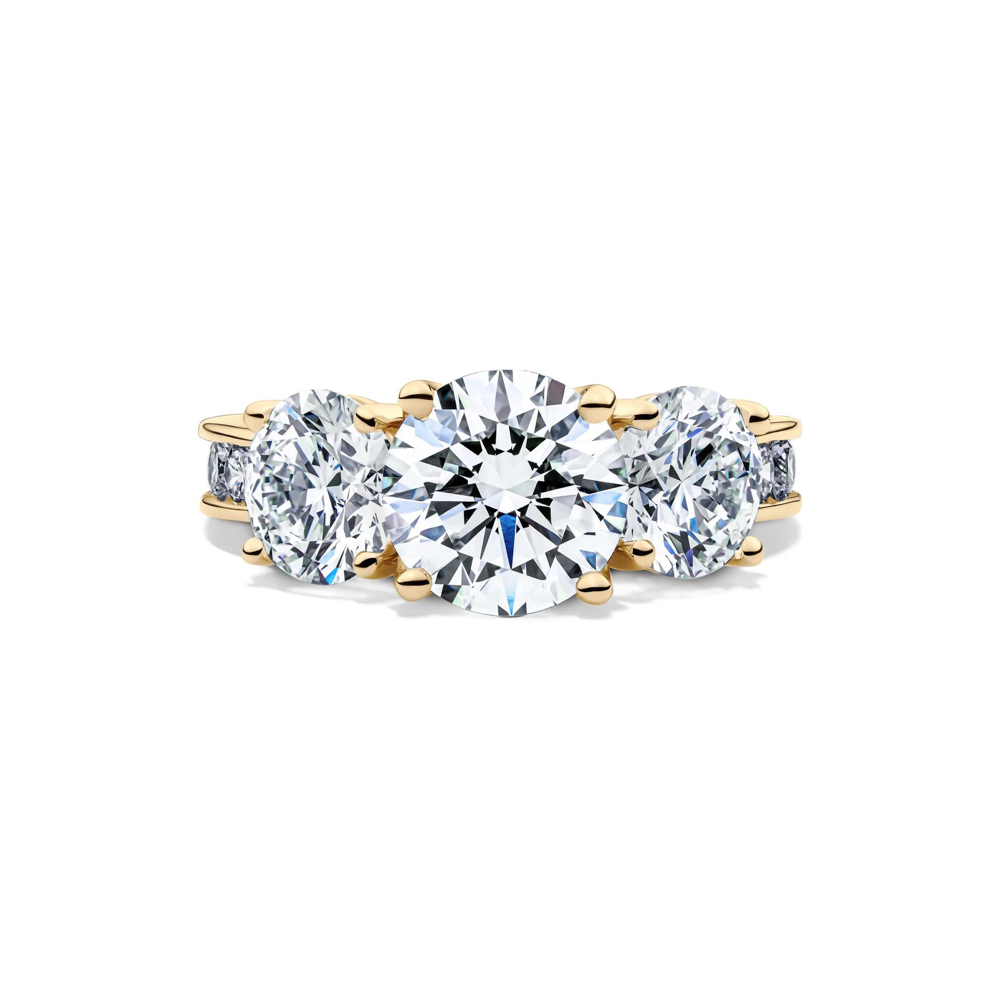 Lab Grown Diamond Engagement Ring in 14K Gold