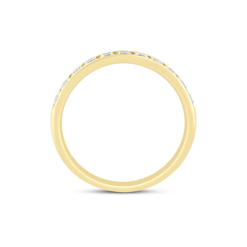Lab Grown Diamond Channel-Set Band in 14K Yellow Gold (1/2 ct. tw.) – Image 2 of 3