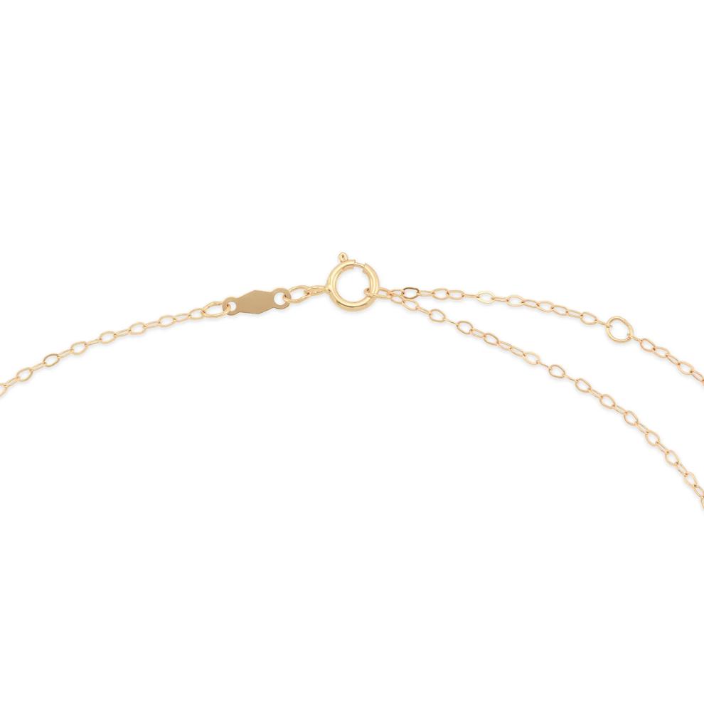 Heart Pendant on Link Heart Chain in 10K Yellow Gold – Image 4 of 4