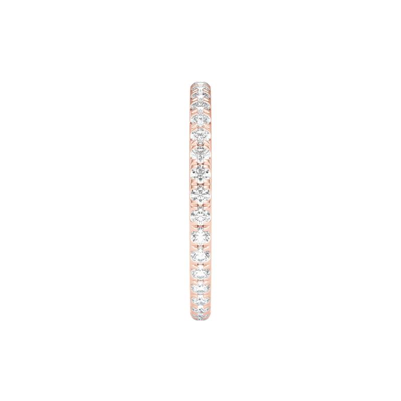 Diamond Wedding Band with Eternity Setting in 14K Rose Gold &#40;1/2 ct. tw.&#41; – Image 3 of 3