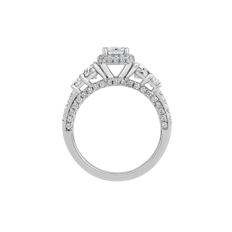 Hailey Lab Grown Diamond Engagement Ring in 14K White Gold &#40;3 ct. tw.&#41; – Image 2 of 5