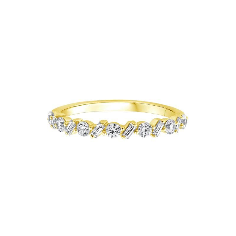 Lab Grown Diamond Band in 10K Yellow Gold &#40;1/2 ct. tw.&#41; – Image 1 of 3