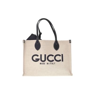 Pre-Owned Gucci Logo Shopping Tote Medium Tote