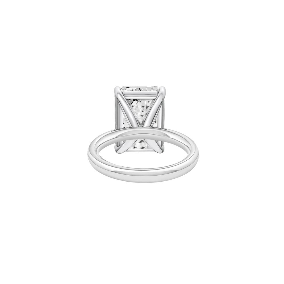 Lab Grown Diamond Emerald-Cut Solitaire Ring in Platinum (9 ct.) – Image 4 of 4