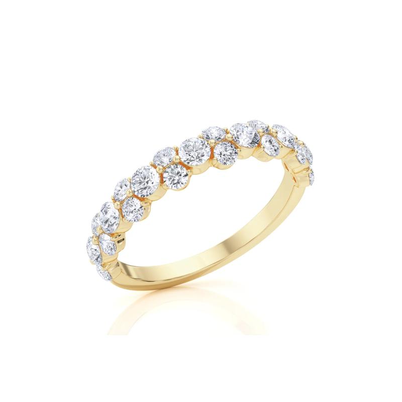  Lab Grown Diamond Anniversary Band in 14K Yellow Gold &#40;1 ct. tw.&#41; – Image 5 of 6