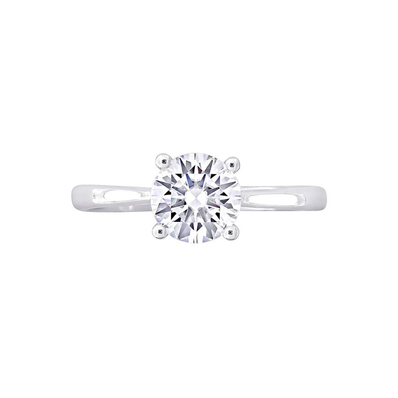 Lab-Created White Sapphire Ring in Sterling Silver – Image 1 of 7