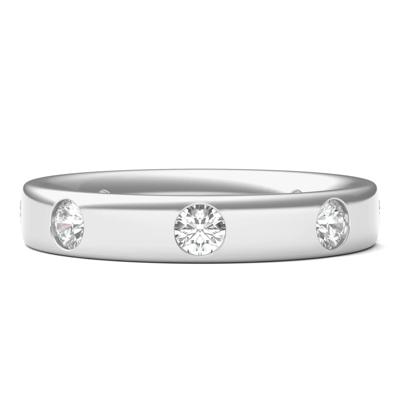 Lab Grown Diamond Anniversary Band in 14K White Gold (3/4 ct. tw.)