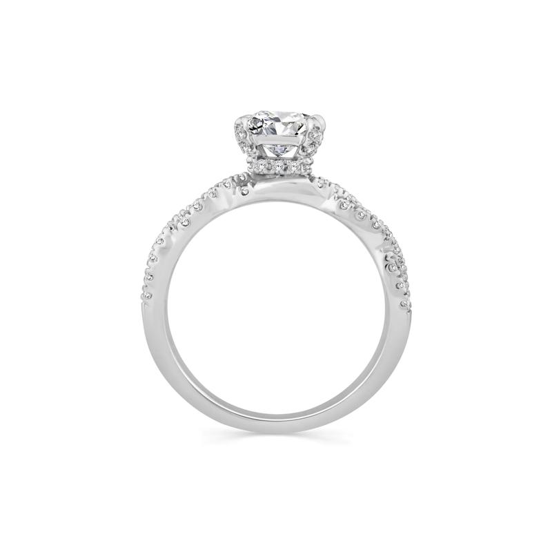 Lab Grown Diamond Princess-Cut Engagement Ring in 10K White Gold &#40;1 ct. tw.&#41; – Image 2 of 3