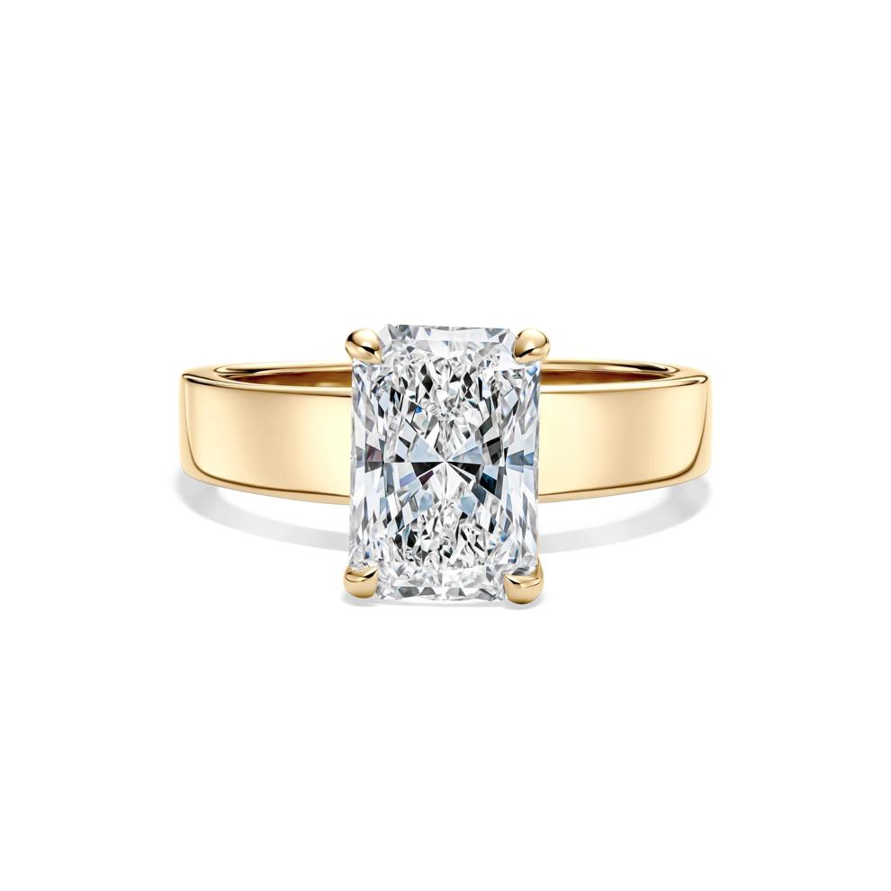 Collins Radiant-Cut Engagement Ring in 14K Yellow Gold (2 5/8 ct. tw.) – Image 1 of 5