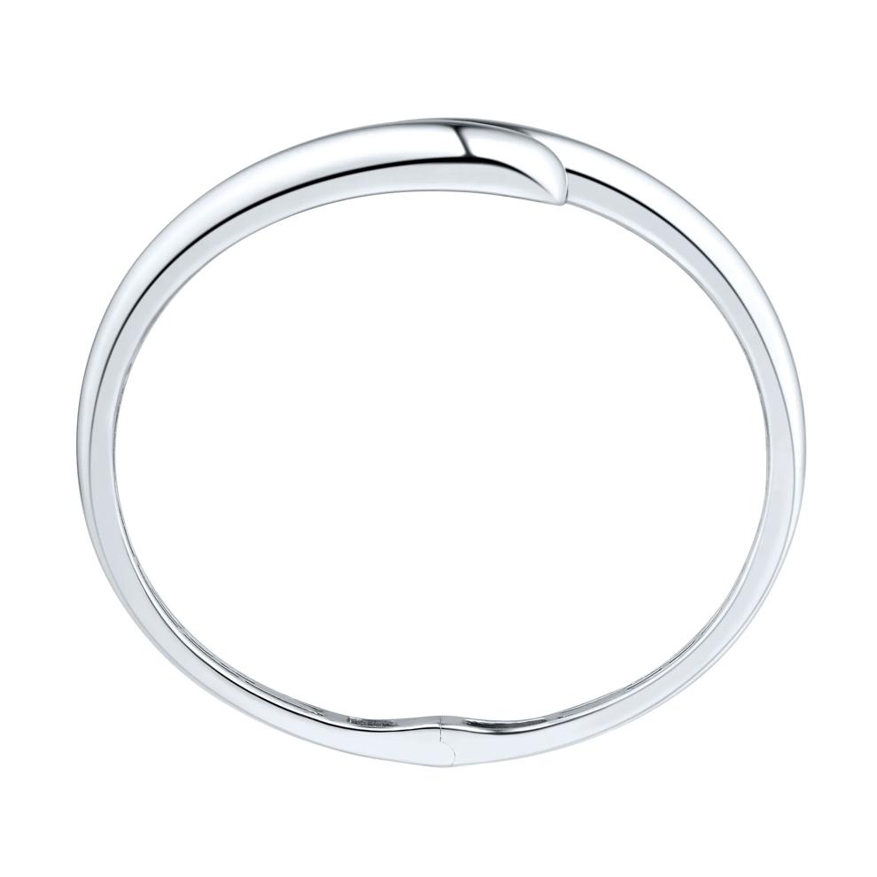 Graduated Bypass Bracelet in Sterling Silver – Image 2 of 2