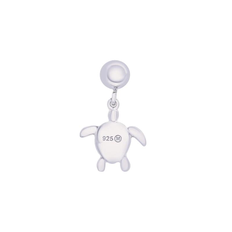 Sea Turtle Bead Charm in Sterling Silver – Image 3 of 3