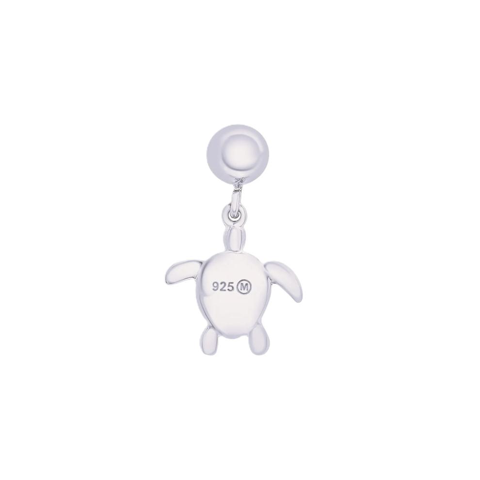 Sea Turtle Bead Charm in Sterling Silver – Image 3 of 3