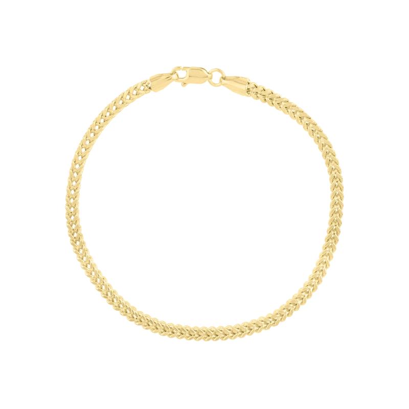 Men&rsquo;s Franco Link Bracelet in 14K Yellow Gold, 3MM, 8&rdquo; – Image 1 of 2