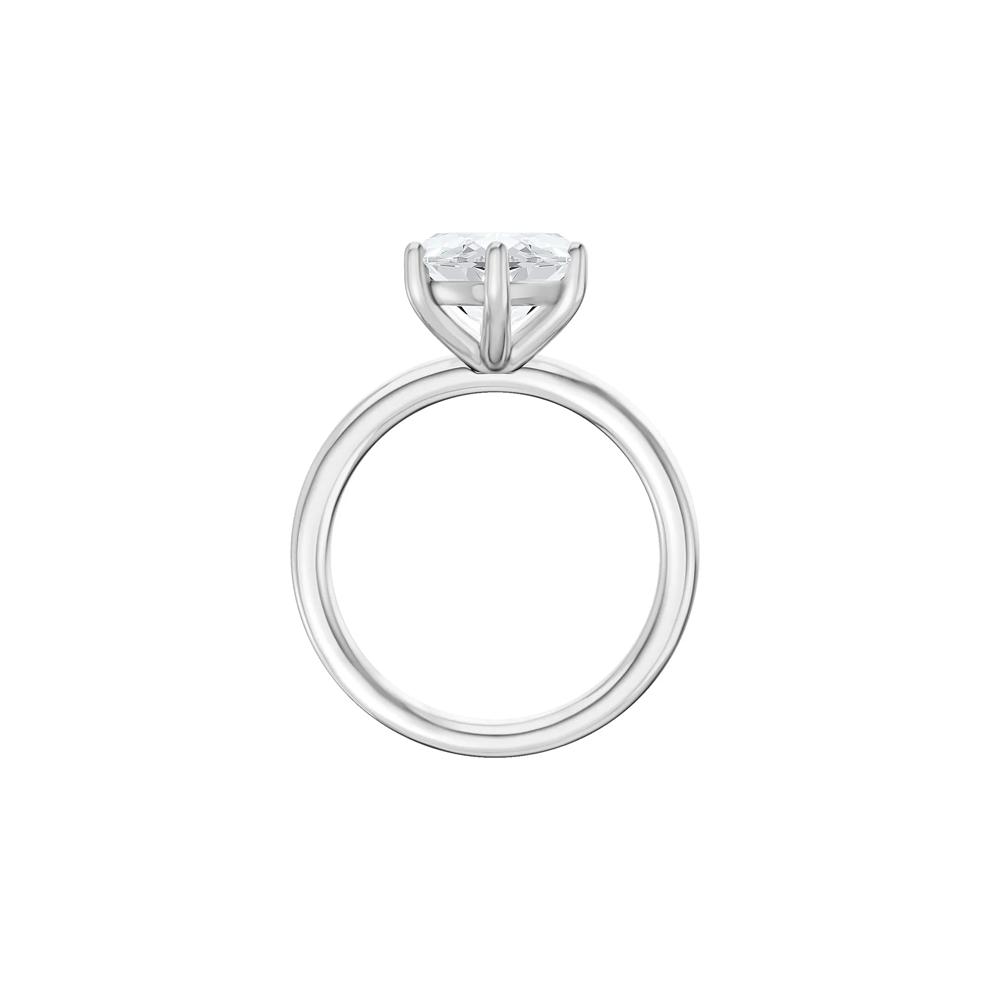 Lab Grown Diamond Marquise Solitaire Engagement Ring in 14K White Gold (4 ct.) – Image 2 of 4