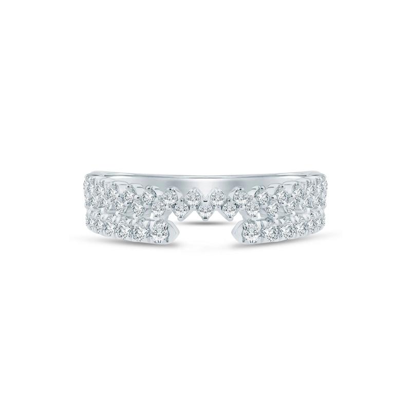 Lab Grown Diamond Open Band in 14K White Gold &#40;1/2 ct. tw&#41; – Image 1 of 3