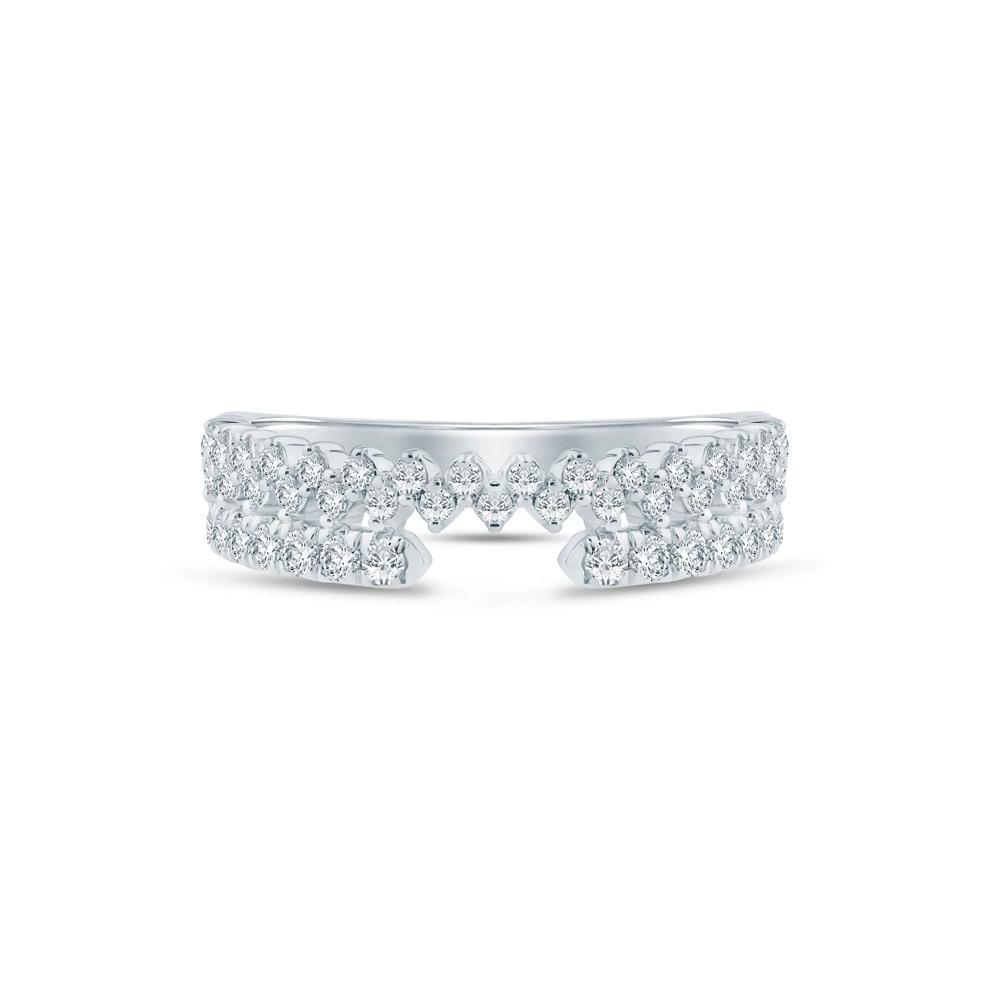 Lab Grown Diamond Open Band in 14K White Gold (1/2 ct. tw) – Image 1 of 3
