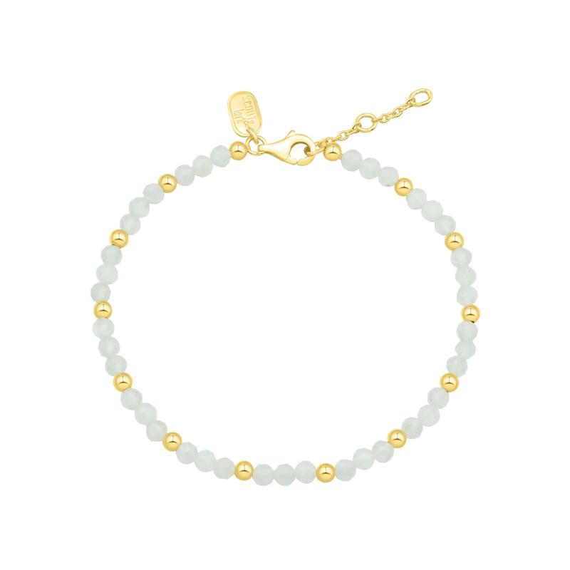 Moonstone Bead Bracelet in Vermeil – Image 1 of 1