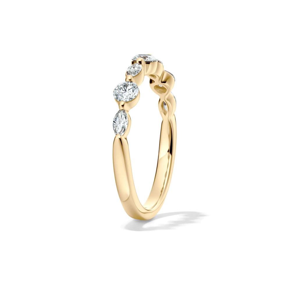 Lab Grown Diamond Wedding Band in 14K Yellow Gold (5/8 ct. tw.)   – Image 3 of 4