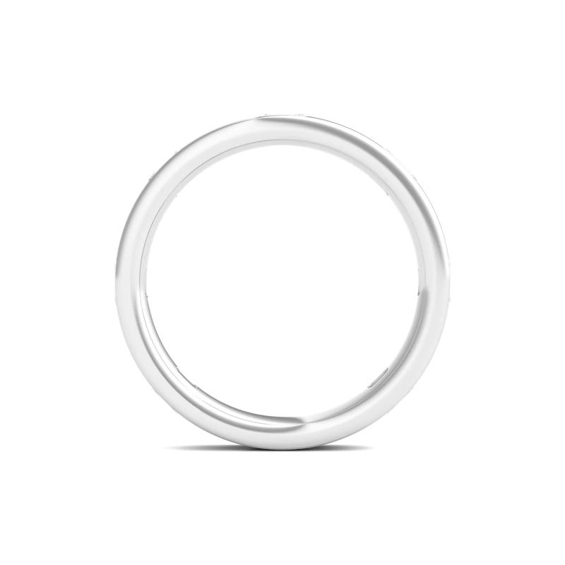 Emerald-Cut Lab Grown Diamond Band in Platinum &#40;1 ct. tw.&#41; – Image 2 of 3