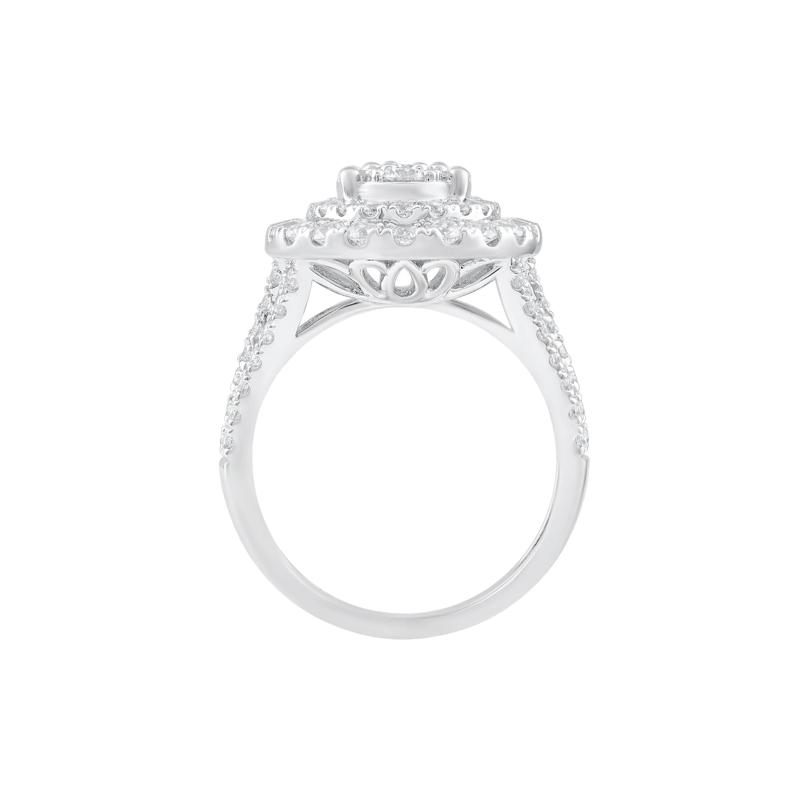 Diamond Composite Engagement Ring in 10K White Gold &#40;2 ct. tw.&#41; – Image 2 of 3