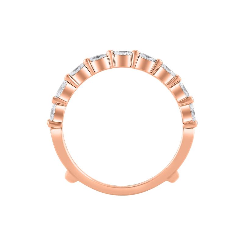 Lab Grown Diamond Marquise-Shaped Ring Insert in 14K Rose Gold &#40;1/2 ct. tw.&#41; – Image 2 of 3