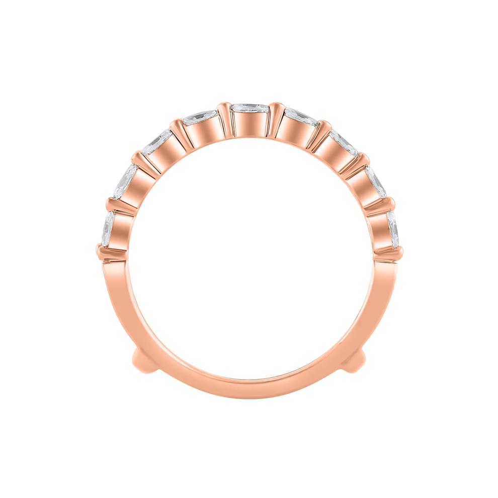 Lab Grown Diamond Marquise-Shaped Ring Insert in 14K Rose Gold (1/2 ct. tw.) – Image 2 of 3