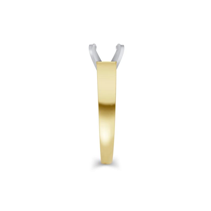 Lab Grown Diamond Semi-Mount Engagement Ring in 14K Yellow Gold &#40;1/10 ct. tw.&#41; – Image 6 of 6