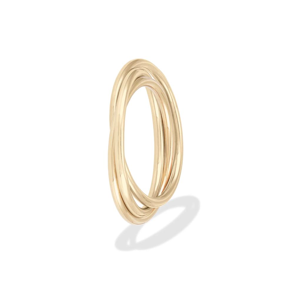Rolling Ring in 14K Yellow Gold – Image 3 of 4