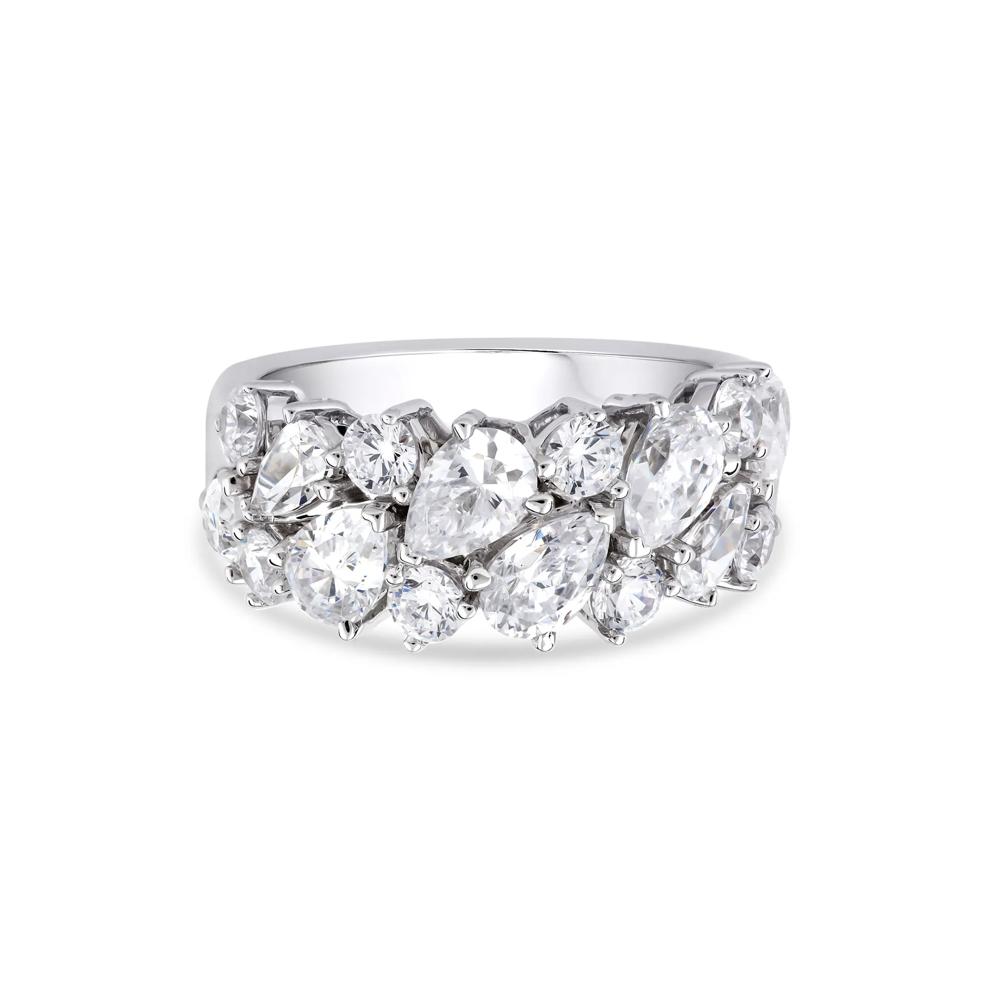 Lab Grown Diamond Multi-Stone Band in 14K White Gold (3 ct. tw.) – Image 1 of 3