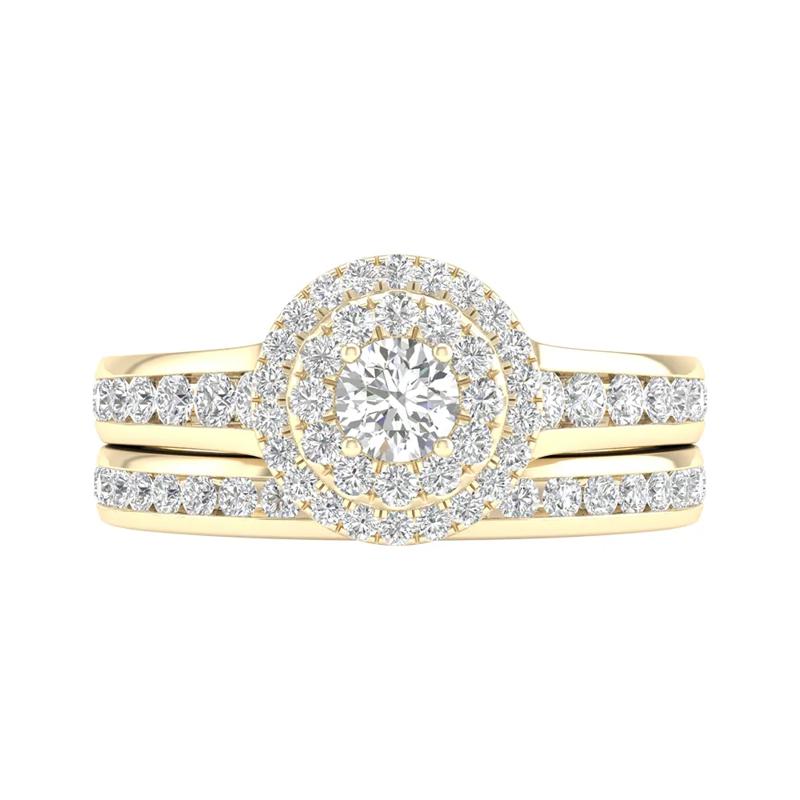 1 1/4 ct. tw. Round Diamond Engagement Set in 14K Yellow Gold  – Image 1 of 6