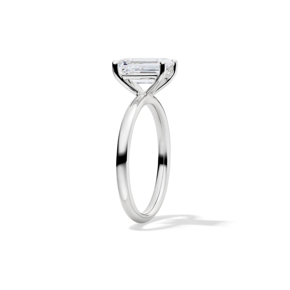 Lab Grown Diamond Emerald-Cut Solitaire Ring in Platinum (2 ct.) – Image 3 of 4