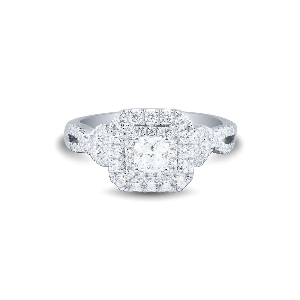 Helzberg Limited Edition 1 ct. tw. Diamond Engagement Ring in 14K White Gold – Image 1 of 4
