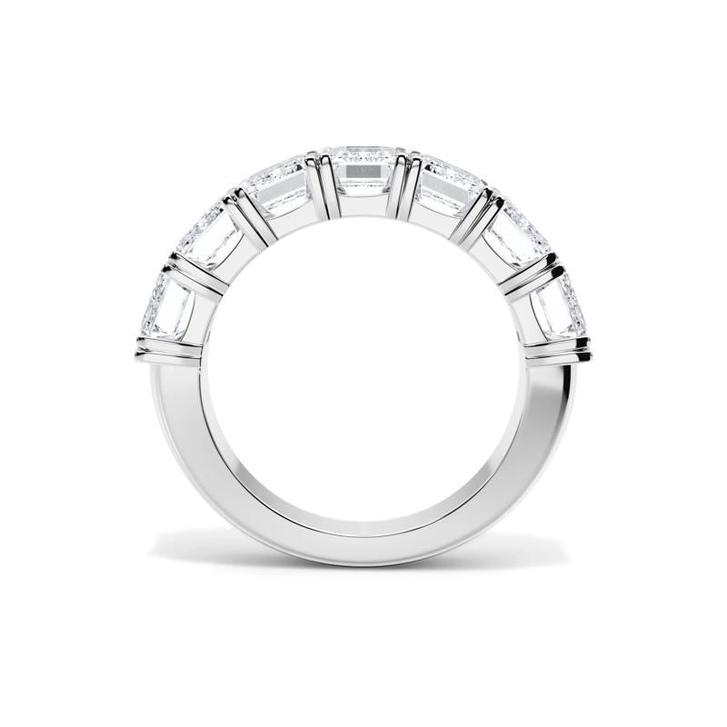 Lab Grown Diamond Emerald-Cut Anniversary Band in 14K White Gold &#40;6 ct. tw.&#41; – Image 2 of 4