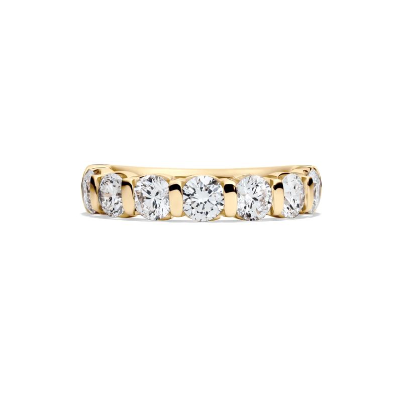 Lab Grown Diamond Bar Set Band in 14K Yellow Gold &#40;2 ct. tw.&#41; – Image 1 of 4