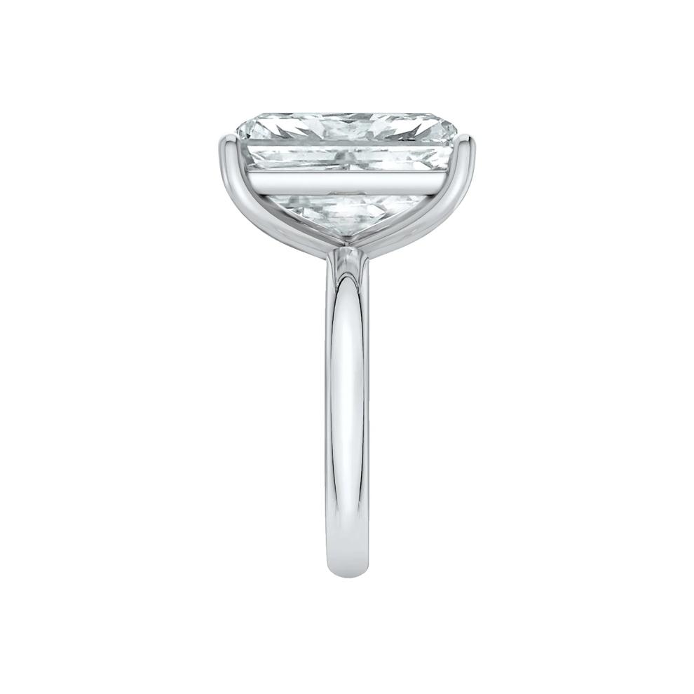 Lab Grown Diamond Radiant-Cut Solitaire Ring in Platinum (8 ct.) – Image 2 of 4