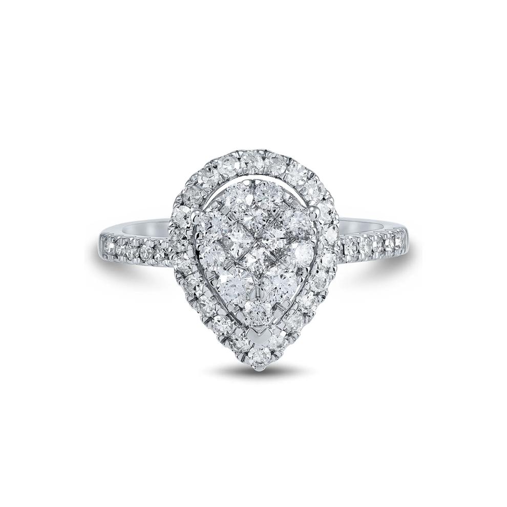 1 ct. tw. Diamond Engagement Ring in 10K White Gold – Image 1 of 3