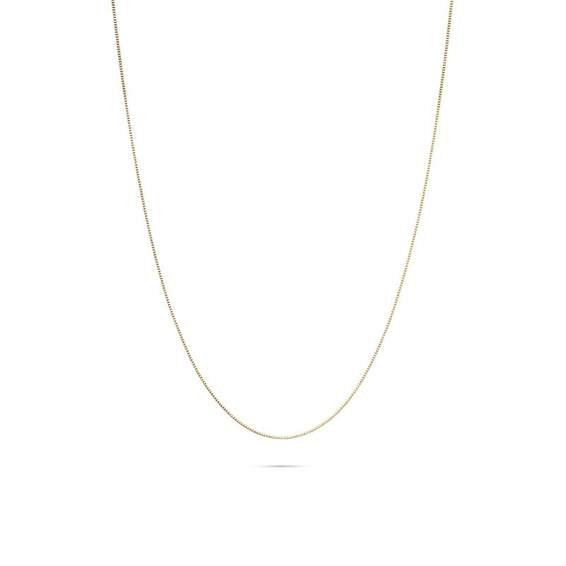 Adjustable Box Chain in 14K Yellow Gold, 20&quot; – Image 1 of 5