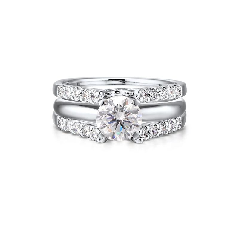 5/8 ct. tw. Diamond Ring Enhancer in 14K White Gold – Image 4 of 4