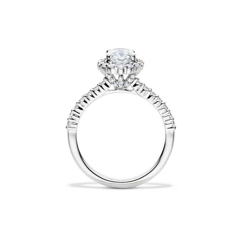 Lab Grown Diamond Oval-Shaped Engagement Ring in 14K White Gold &#40;1 3/4 ct. tw.&#41; – Image 3 of 4