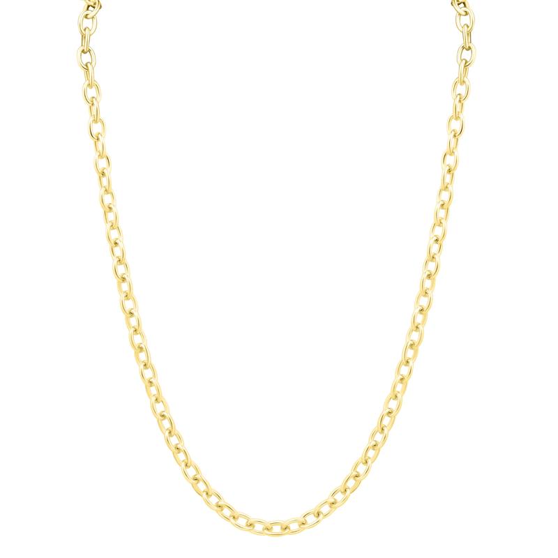 Cable Chain in Vermeil, 4MM, 18&quot; – Image 1 of 4