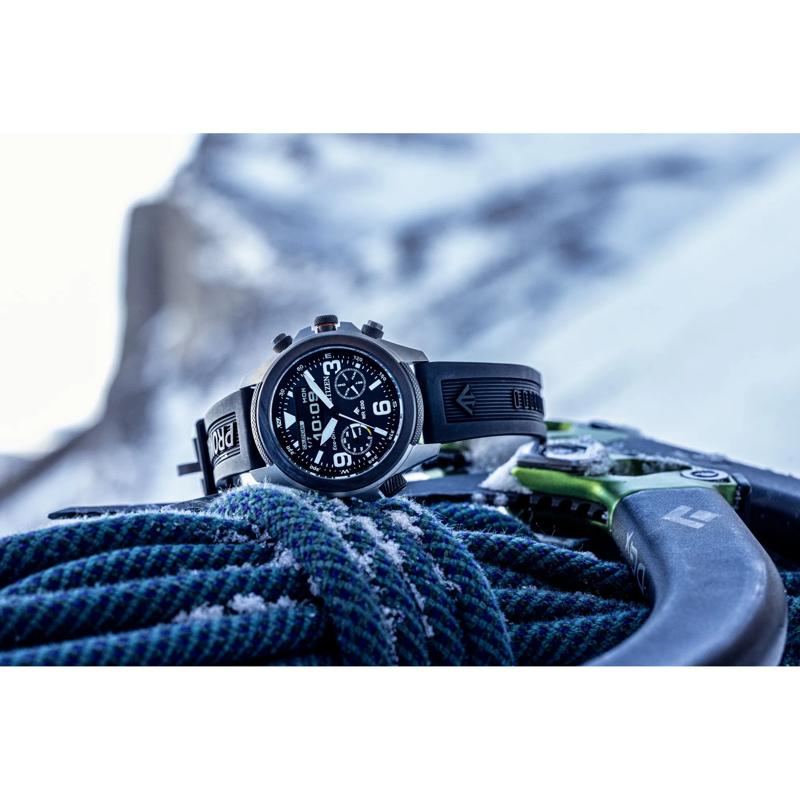 Men&#39;s Promaster Land U822 in Black Polyurethane and Stainless Steel, 44MM – Image 5 of 5