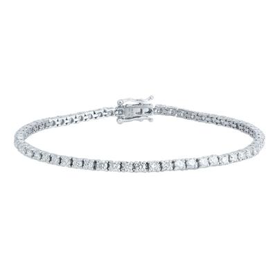 Lab Grown Diamond Tennis Bracelet in 14K White Gold (4 ct. tw.)