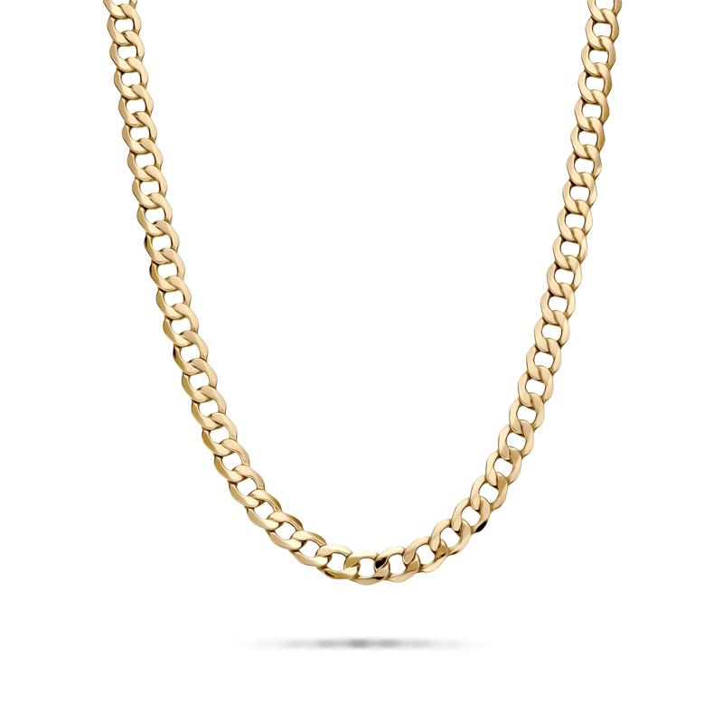 Curb Link Chain in 14K Yellow Gold, 22&quot; – Image 1 of 4