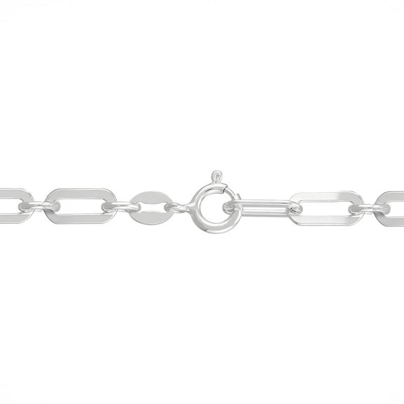 Paperclip Chain Necklace in Sterling Silver, 18&quot; – Image 3 of 3