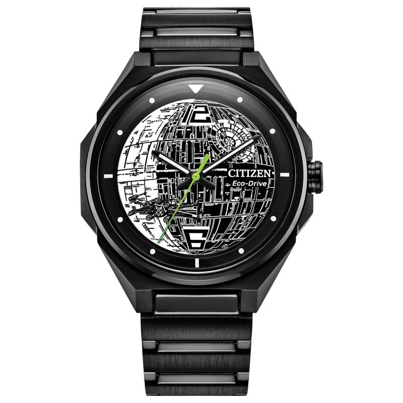 Men's Star Wars Death Star 2 Watch in Black Ion-Plated Stainless Steel, 41MM – Image 1 of 3