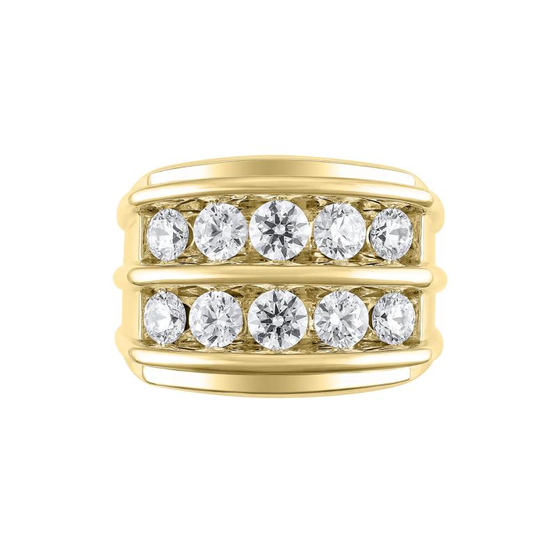 Men&rsquo;s Lab Grown Diamond Band in 10K Yellow Gold &#40;3 ct. tw.&#41;  – Image 1 of 3