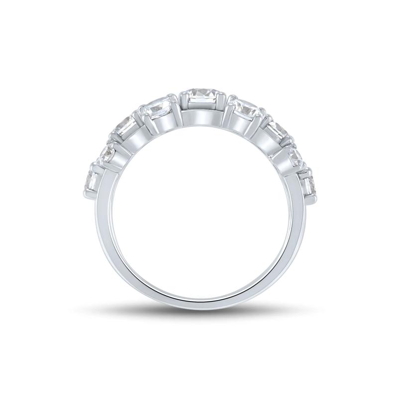 Lab Grown Diamond Multi-Row Ring in 10K White Gold &#40;2 ct. tw.&#41; – Image 2 of 3