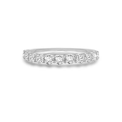 Lab Grown Diamond U-Prong Anniversary Band in 10K Gold